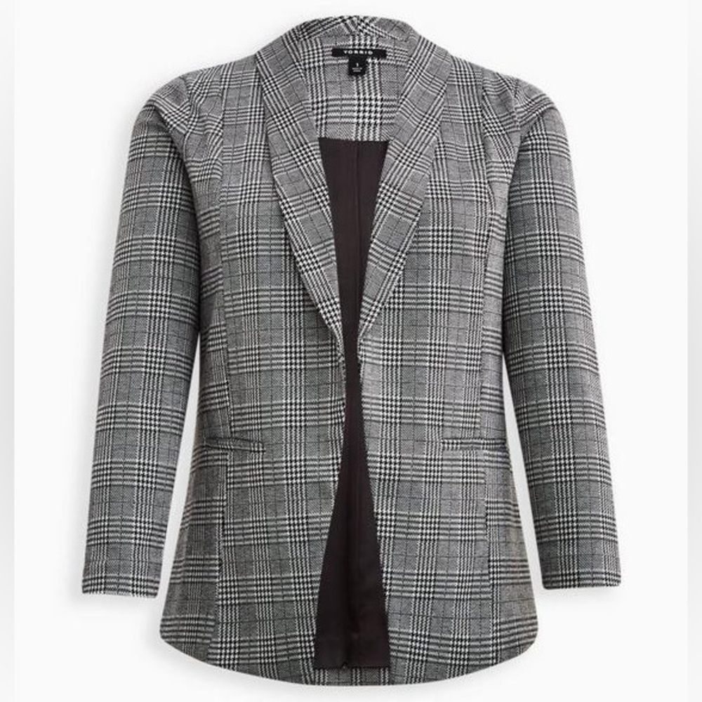 Torrid Longline Blazer - Studio Double Knit Grey